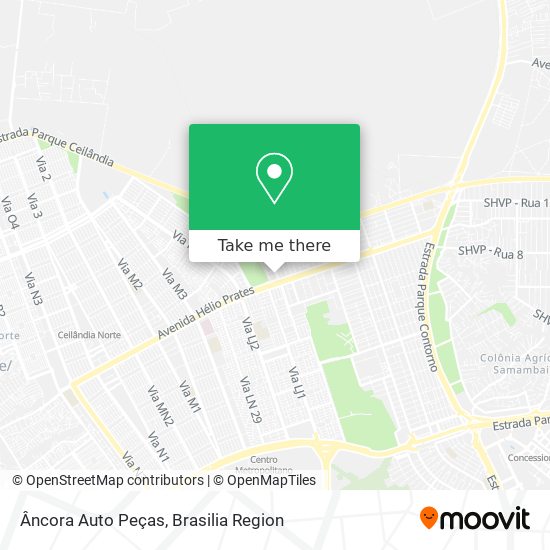 Mapa Âncora Auto Peças