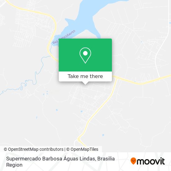 Supermercado Barbosa Águas Lindas map