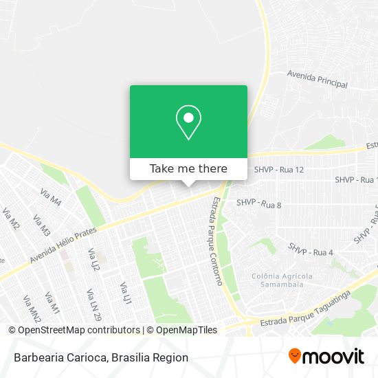 Mapa Barbearia Carioca