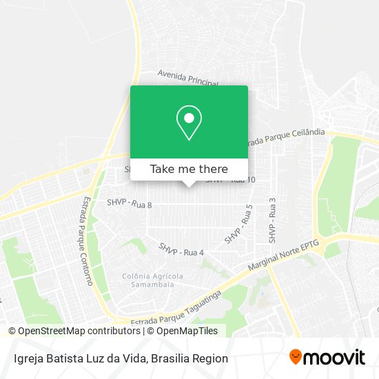 Igreja Batista Luz da Vida map