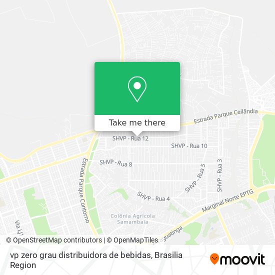 vp zero grau distribuidora de bebidas map