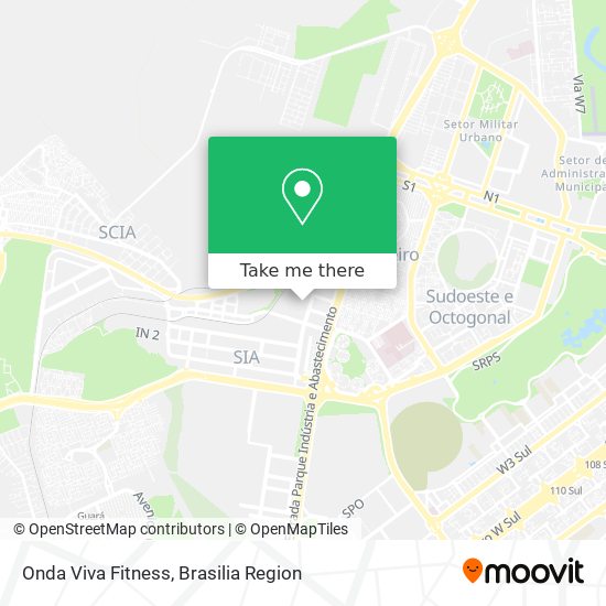 Mapa Onda Viva Fitness