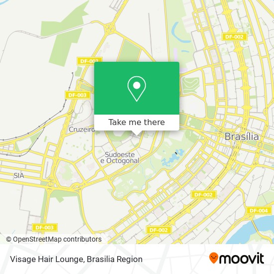 Visage Hair Lounge map