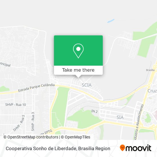 Cooperativa Sonho de Liberdade map