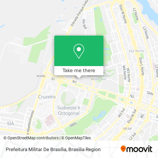 Prefeitura Militar De Brasília map