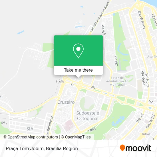 Praça Tom Jobim map