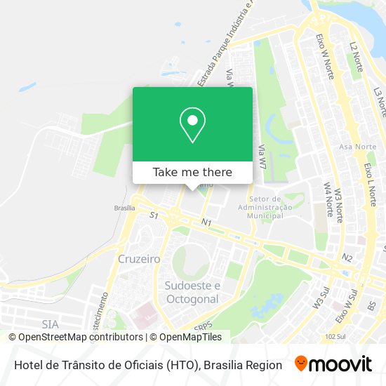 Hotel de Trânsito de Oficiais (HTO) map