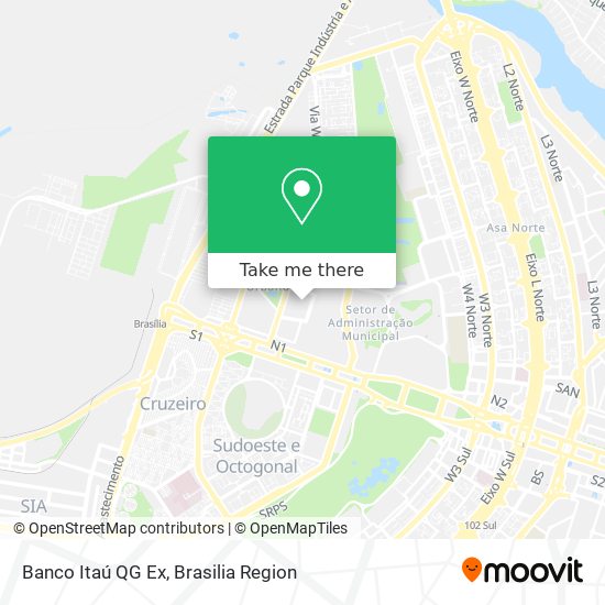 Banco Itaú QG Ex map