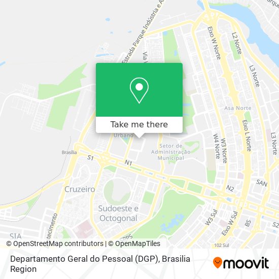 Departamento Geral do Pessoal (DGP) map
