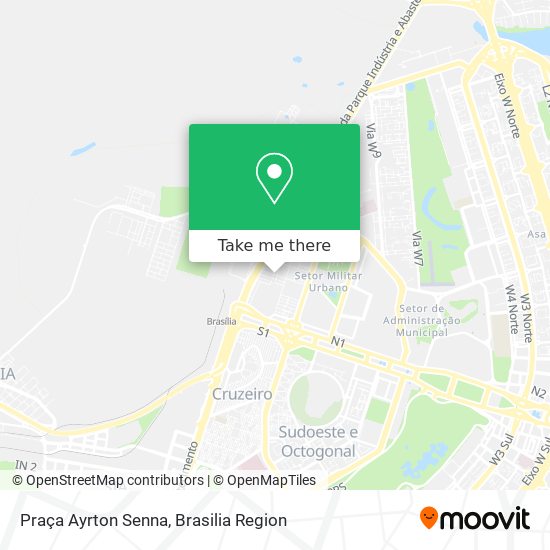 Praça Ayrton Senna map