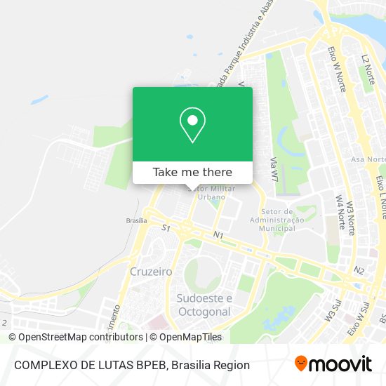 COMPLEXO DE LUTAS BPEB map