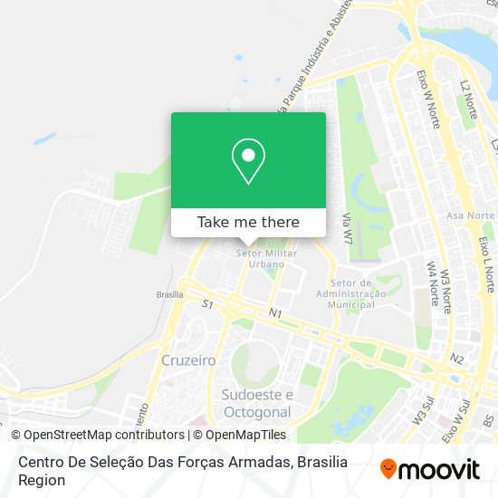 Centro De Seleção Das Forças Armadas map