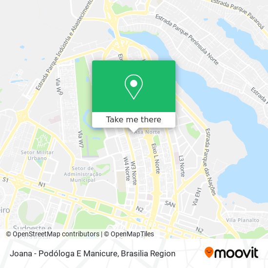 Joana - Podóloga E Manicure map