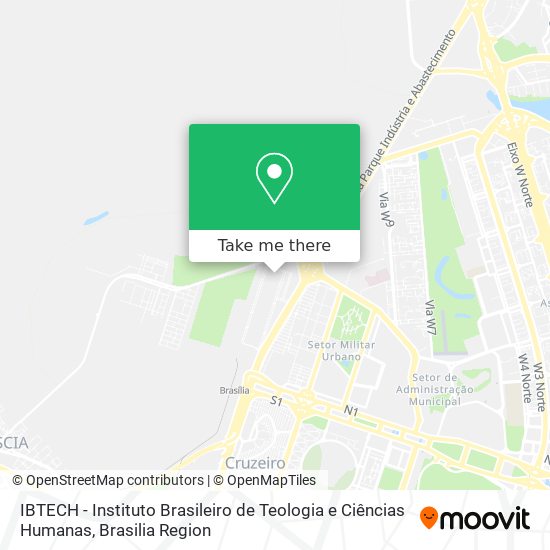IBTECH - Instituto Brasileiro de Teologia e Ciências Humanas map