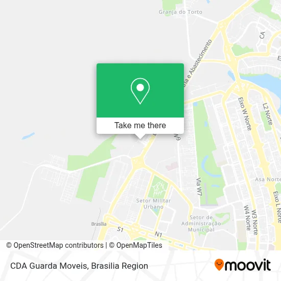CDA Guarda Moveis map