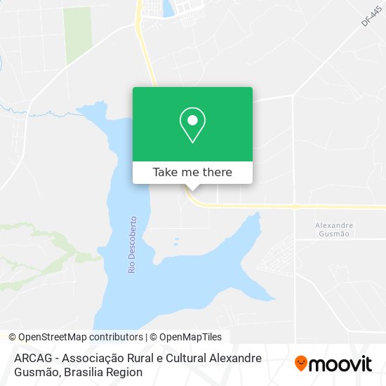 ARCAG - Associação Rural e Cultural Alexandre Gusmão map