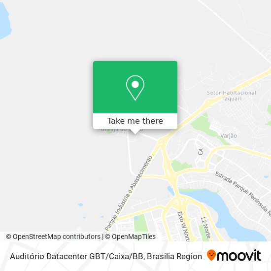 Auditório Datacenter GBT / Caixa / BB map