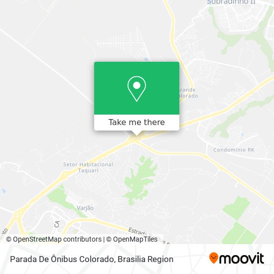 Parada De Ônibus Colorado map