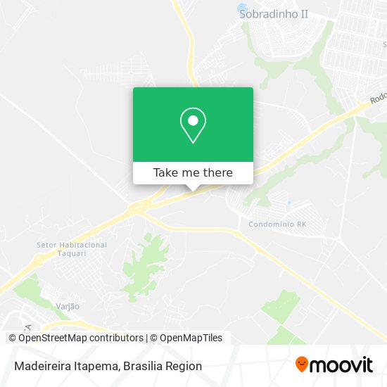 Madeireira Itapema map