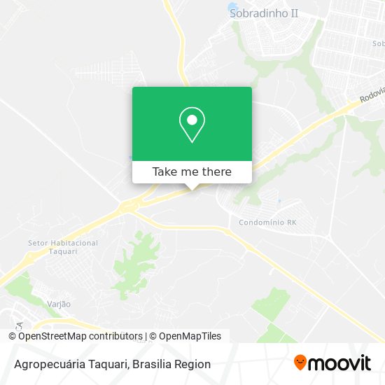 Agropecuária Taquari map