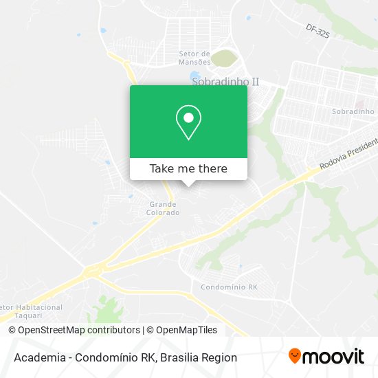 Academia - Condomínio RK map