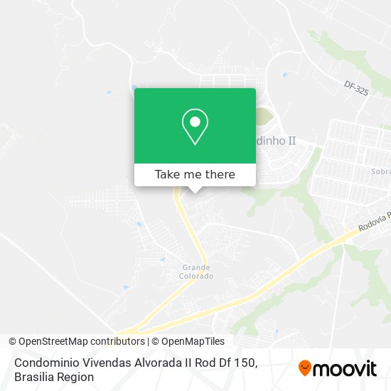 Condominio Vivendas Alvorada II Rod Df 150 map