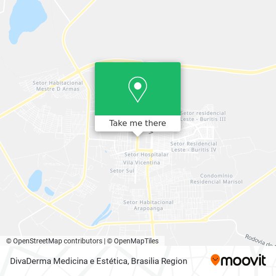 DivaDerma Medicina e Estética map