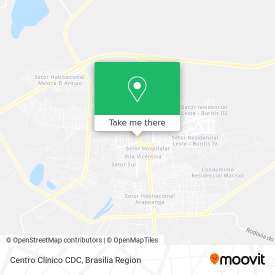 Centro Clínico CDC map