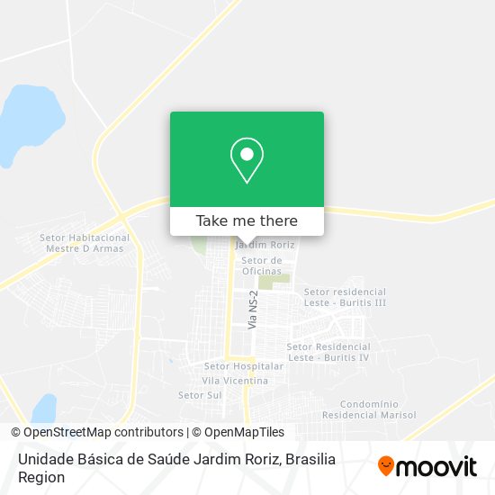 Unidade Básica de Saúde Jardim Roriz map