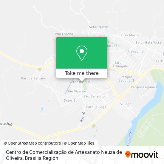 Centro de Comercialização de Artesanato Neuza de Oliveira map