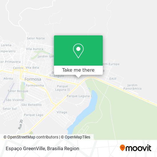 Espaço GreenVille map