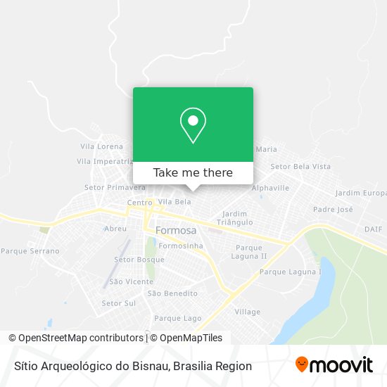 Sítio Arqueológico do Bisnau map