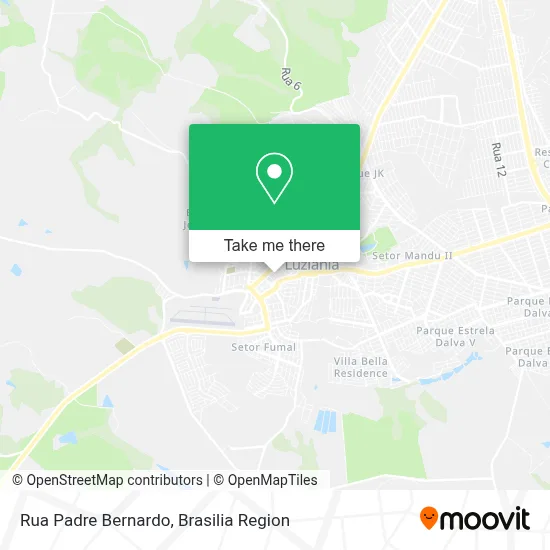 Rua Padre Bernardo map