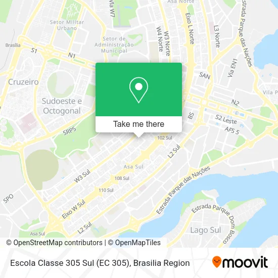 Escola Classe 305 Sul (EC 305) map