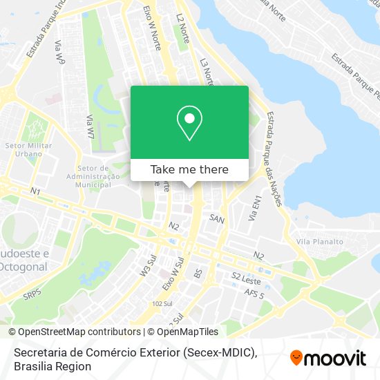 Secretaria de Comércio Exterior (Secex-MDIC) map