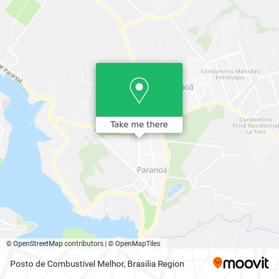 Posto de Combustível Melhor map