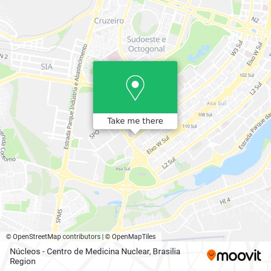 Núcleos - Centro de Medicina Nuclear map