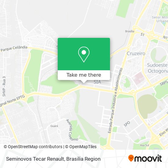 Seminovos Tecar Renault map