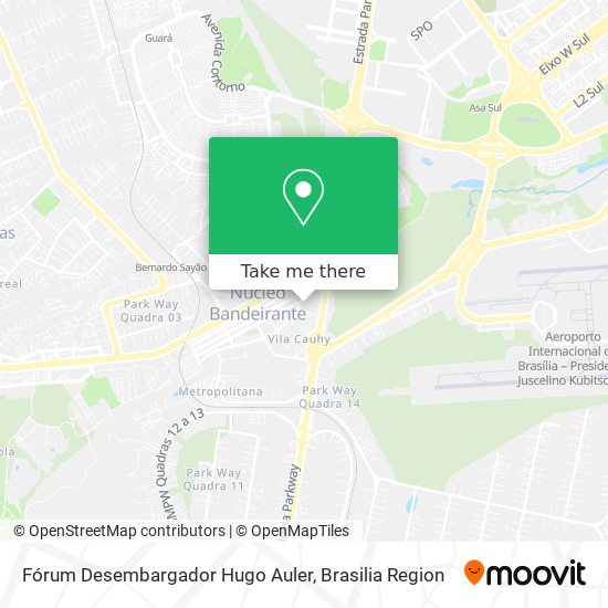 Fórum Desembargador Hugo Auler map