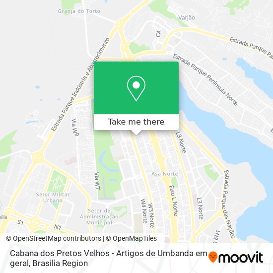 Cabana dos Pretos Velhos - Artigos de Umbanda em geral map