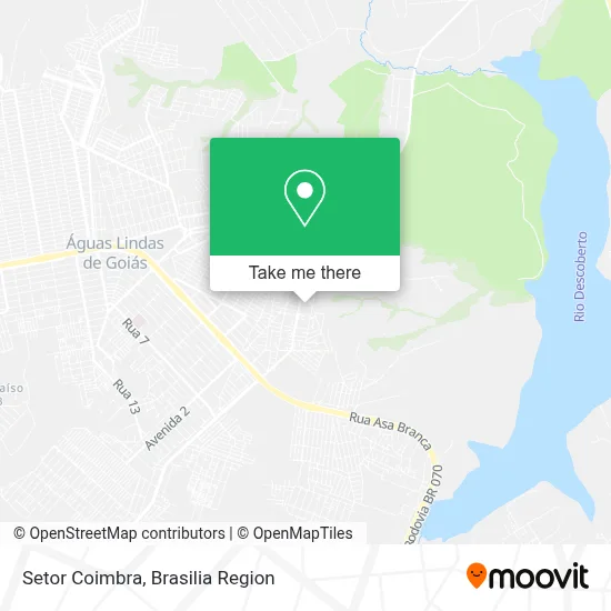 Setor Coimbra map