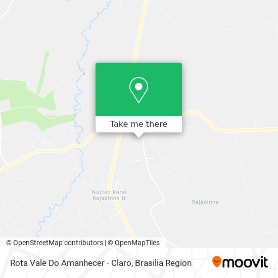 Rota Vale Do Amanhecer - Claro map