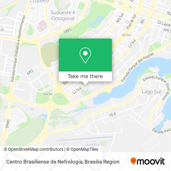 Centro Brasiliense de Nefrologia map