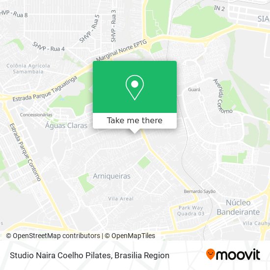 Studio Naira Coelho Pilates map