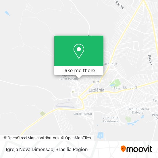 Igreja Nova Dimensão map