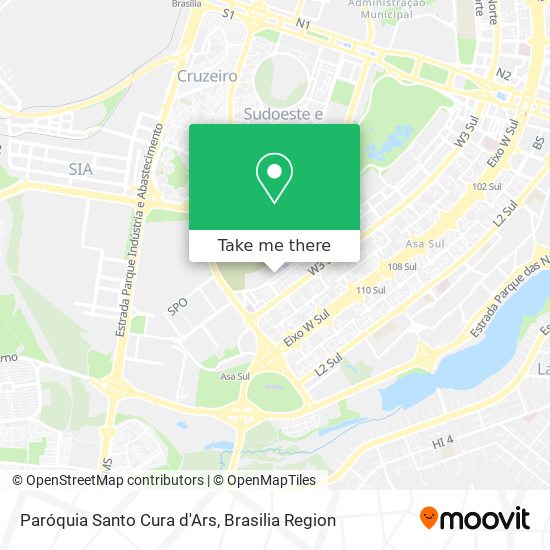 Paróquia Santo Cura d'Ars map