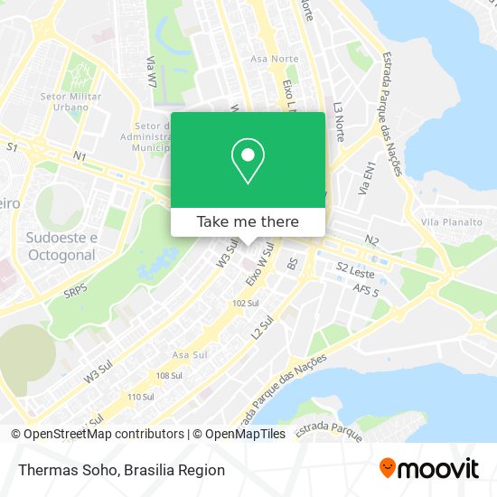 Thermas Soho map