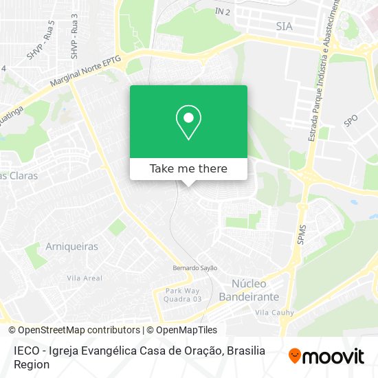 IECO - Igreja Evangélica Casa de Oração map