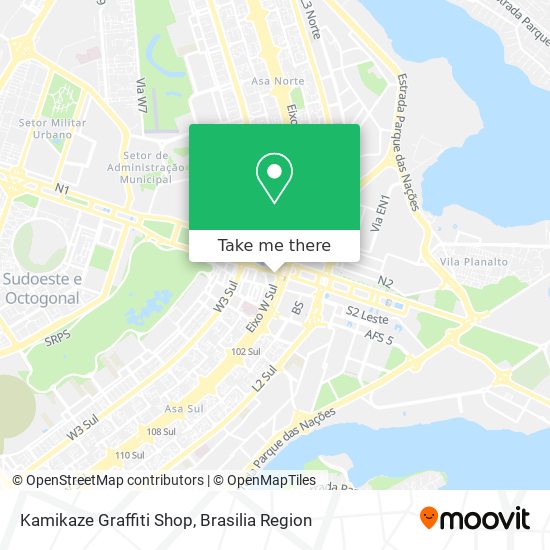 Kamikaze Graffiti Shop map