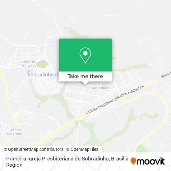 Primeira Igreja Presbiteriana de Sobradinho map